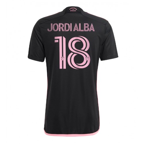 Fotballdrakt Herre Inter Miami Jordi Alba #18 Bortedrakt 2024-25 Kortermet